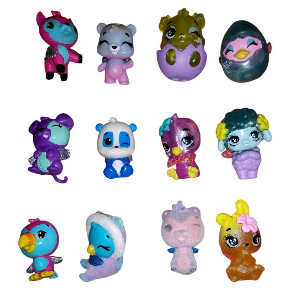 Hatchimals COLLEGGTIBLES 12 Figure Lot, with Case, Clean - Lot 2